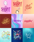 Thoughtful Wishes Pack of Nine