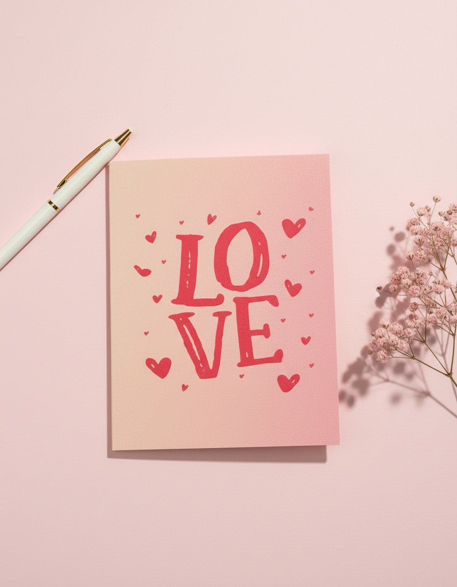 Little Hearts Love Card
