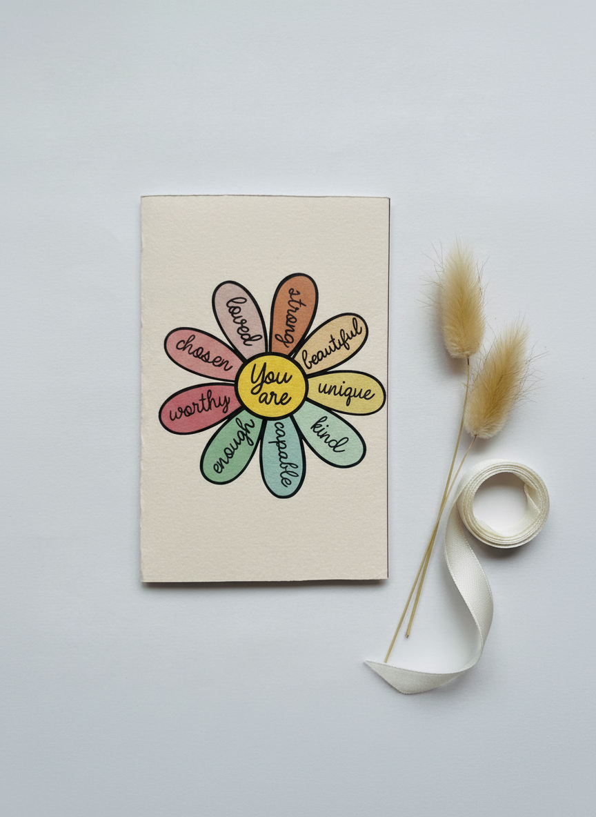 Petals of Affirmation Card