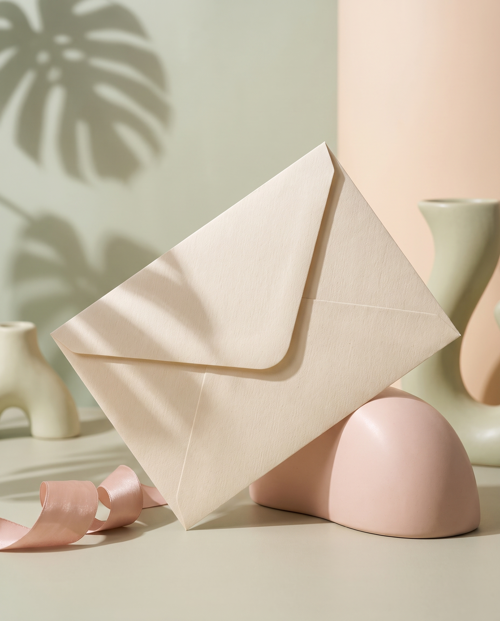 Cream envelope