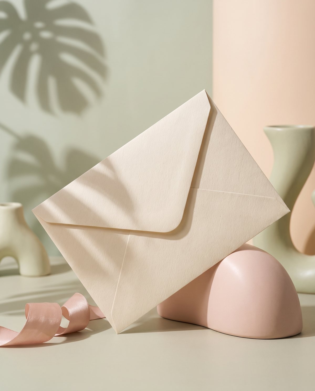 Cream envelope