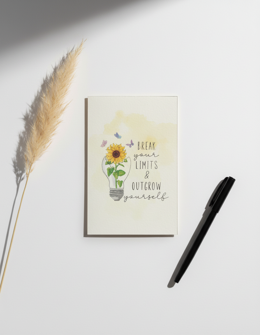 Outgrow Yourself Card