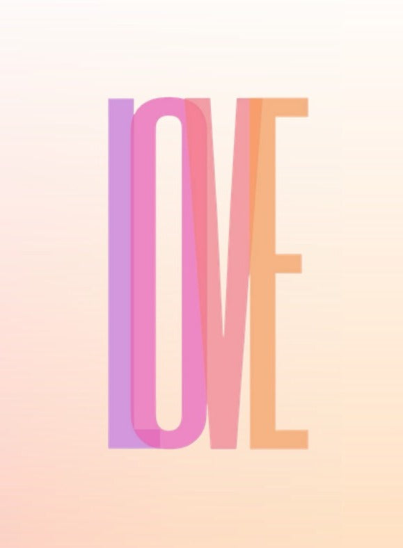 Sunset Love Card placeholder