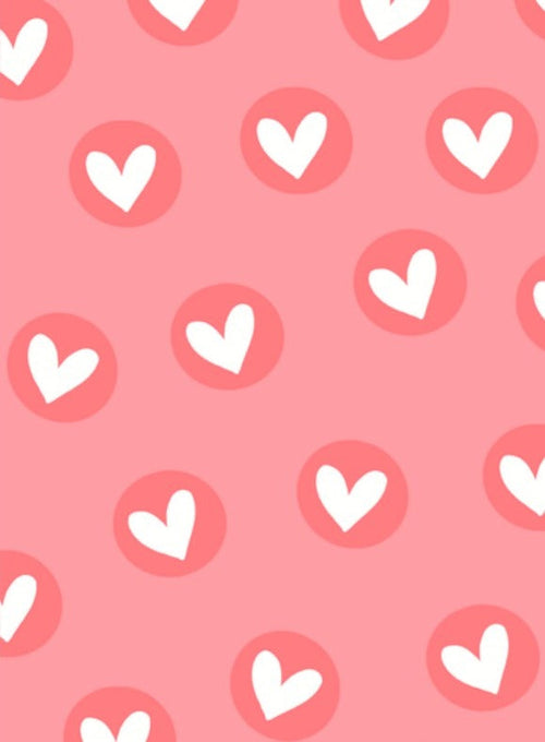 Coral Hearts Card