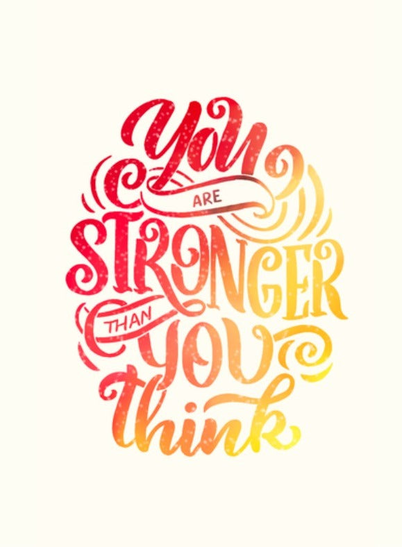 Stronger Than You Think Card placeholder