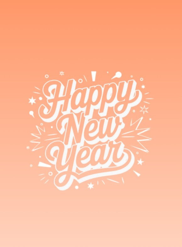 Sunrise Happy New Year Card